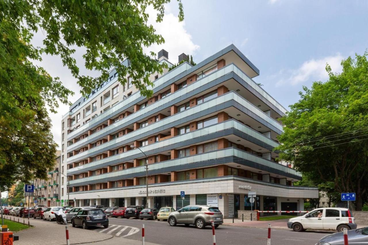 Modern Apartment With Pool Near Golden Terraces Warschau Exterior foto