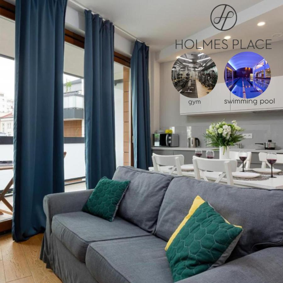 Modern Apartment With Pool Near Golden Terraces Warschau Exterior foto